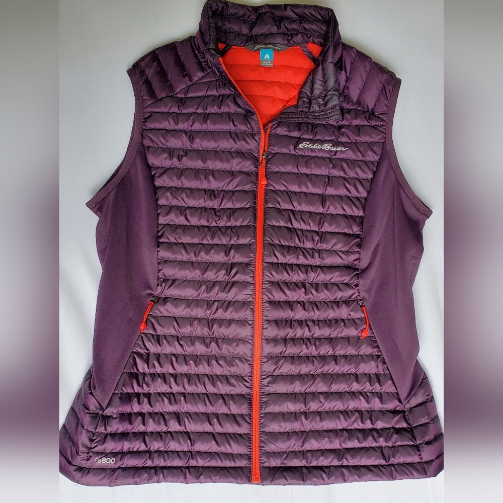 Eddie Bauer First Ascent Stormdown Women's Large Lightweight Goose Down Vest